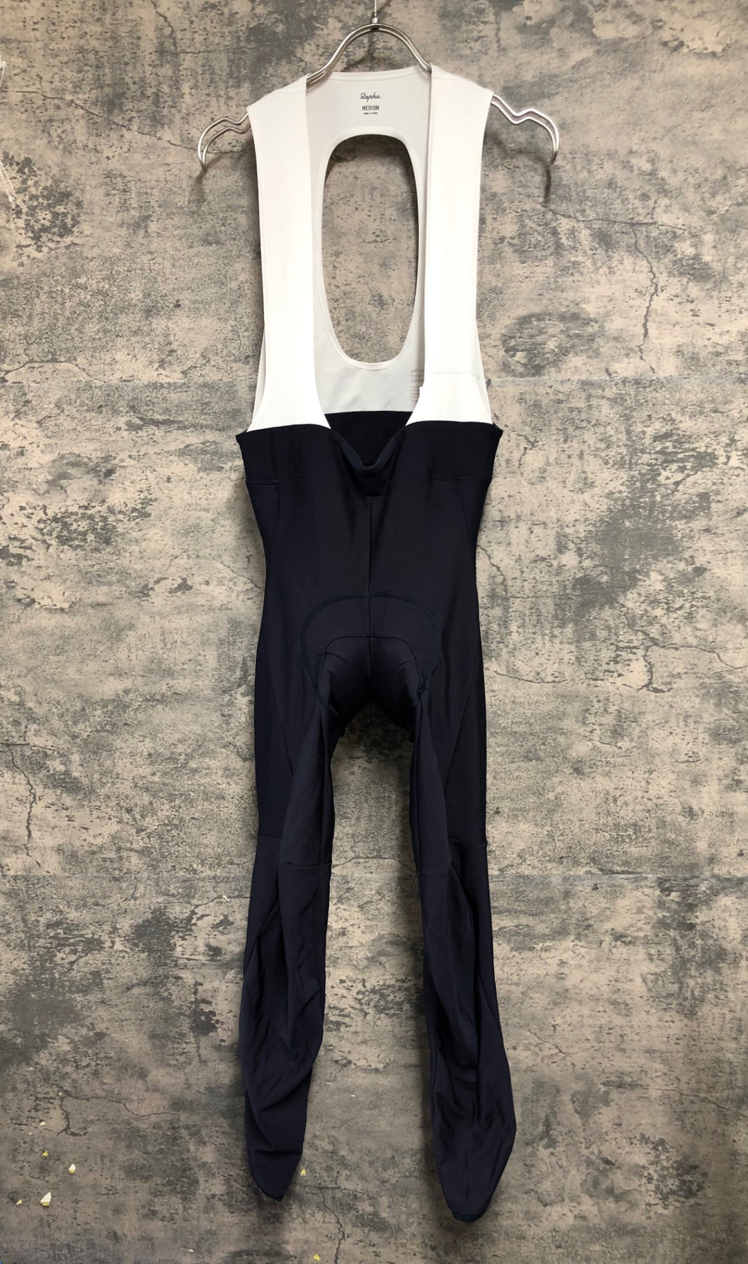 KK255 ラファ Rapha ビブタイツ 濃紺 M 裏起毛 ※タグカット