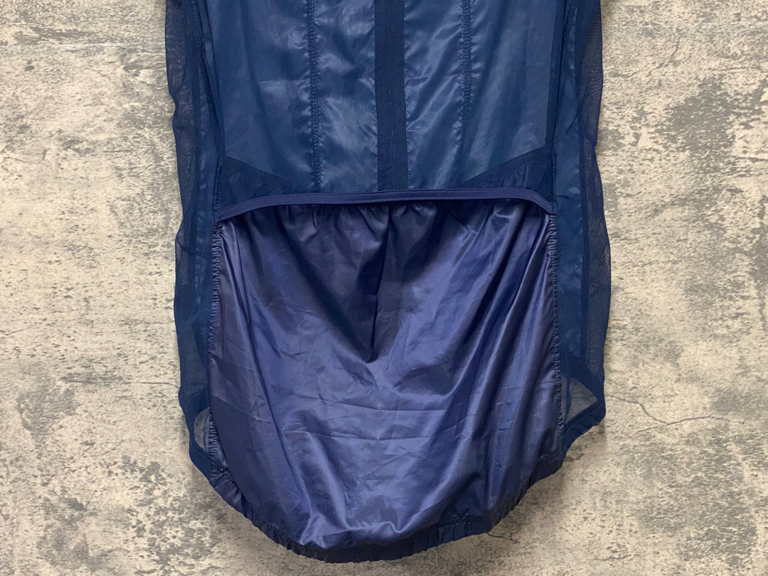 KS240 カフェドシクリステ cafe du cycliste Petra Gilet サイクルベスト ジレ 紺 S