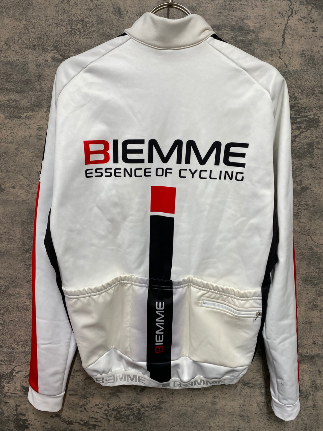 KF698 ビエンメ BIEMME 長袖 サイクルジャケット 白 S 裏起毛