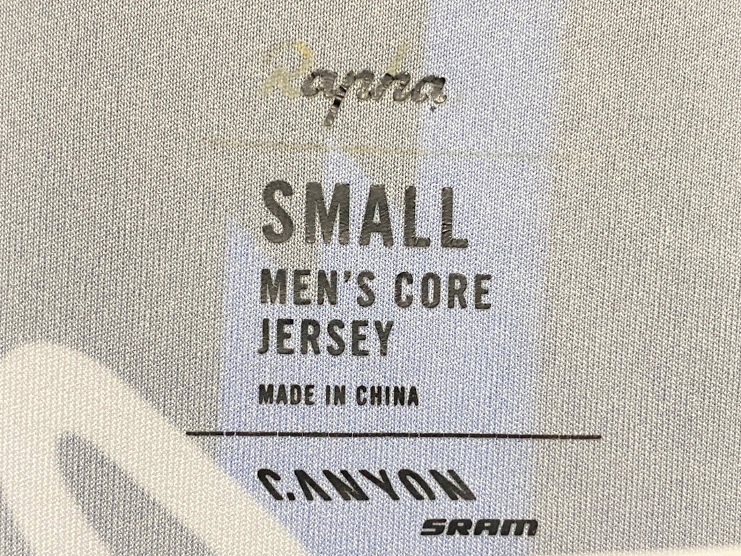 KD283 ラファ Rapha 2018 MEN'S CANYON SRAM CORE JERSEY 半袖 サイクルジャージ 黒 総柄 S