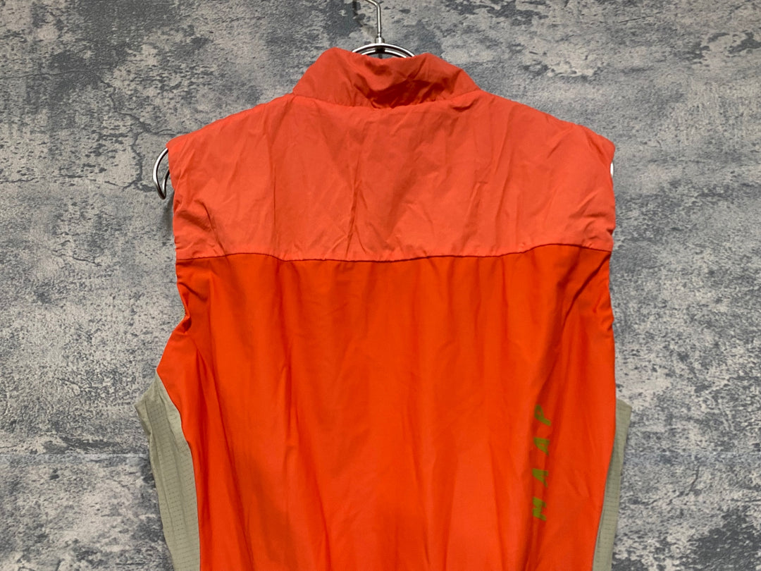JO701 マープ MAAP ALT ROAD THERMAL VEST ジレ サイクルベスト オレンジ M