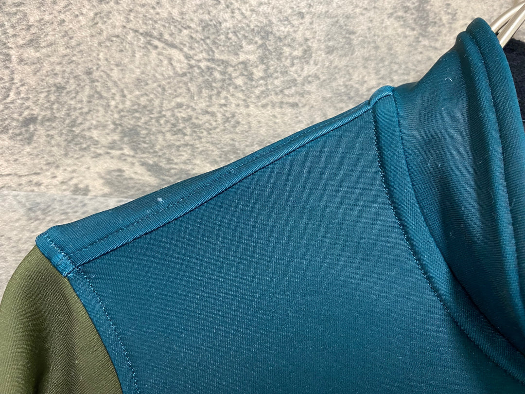 KG285 サンボルト SUNVOLT 長袖 サイクルジャージ 緑 L 裏起毛