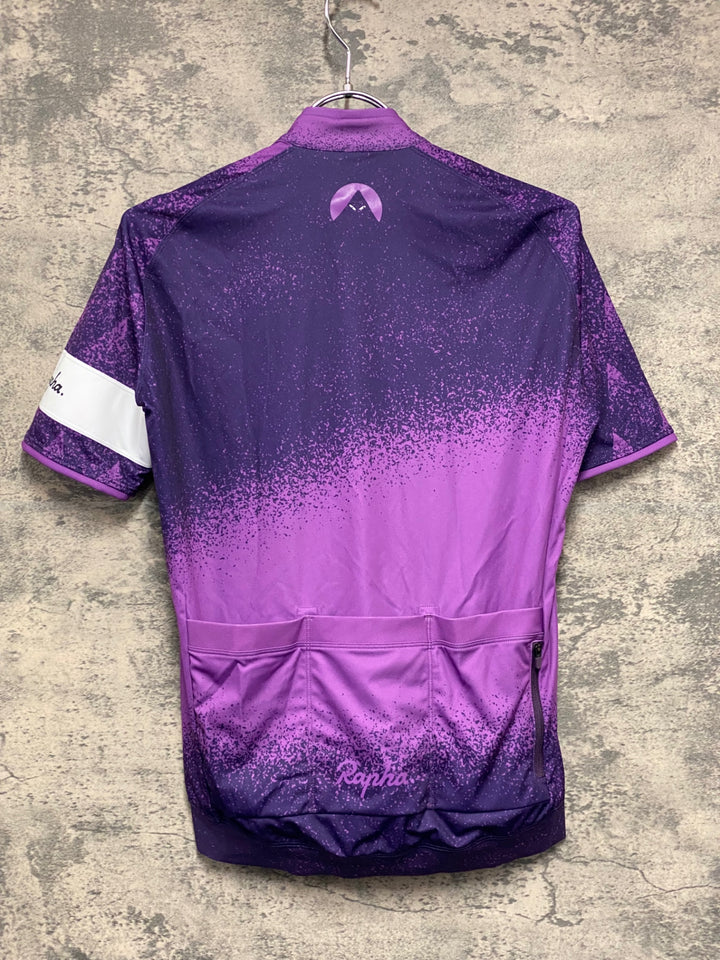 JV234 ラファ Rapha GRINDURO CORE JERSEY 半袖 サイクルジャージ パープル S