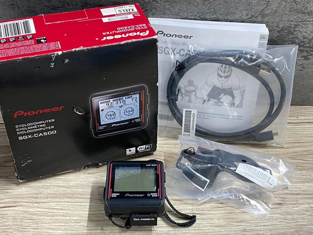 Pioneer SGX-CA500 サイクルコンピューター 本体 JY308 パイオニア PIONEER SGX-CA500 サイクルコンピューター 起動確認