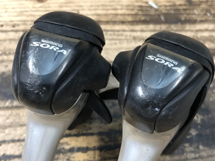 JV113 シマノ SHIMANO ソラ SORA ST-3400 STIレバー 左右セット 2x9S