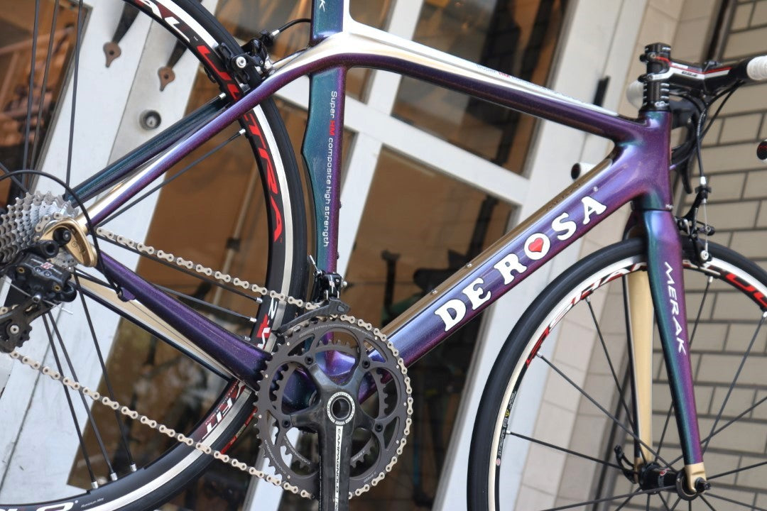 デローザ DE ROSA メラク MERAK 2011モデル 63.5サイズ カンパ レコード 11S カーボン ロードバイク SHAMAL ULTRA 【横浜店】