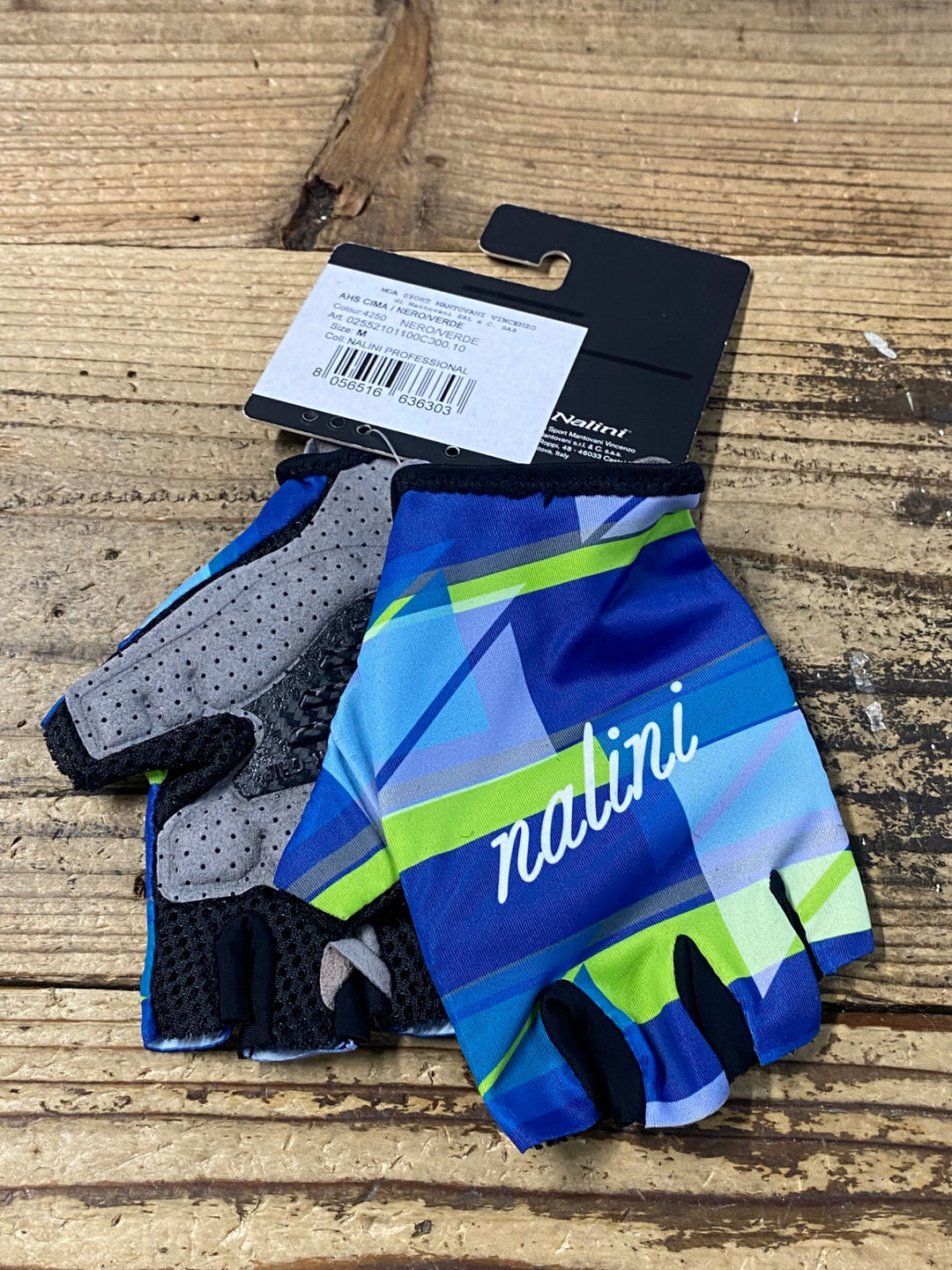 KL378 ナリーニ Nalini 指切 サイクルグローブ 総柄 M