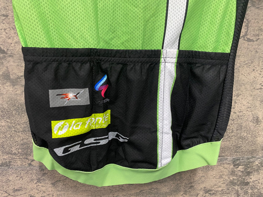 JW082 ジェッセージ GSG 半袖 サイクルジャージ グリーン S