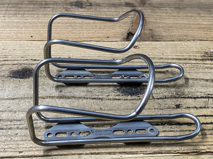 KM945 ウルフトゥース WOLF TOOTH キングケージ KING CAGE MORSE CAGE チタン 2個セット