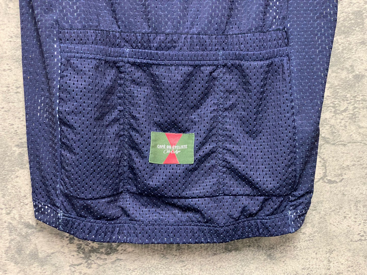 JT631 カフェドシクリステ CAFE DU CYCLISTE 半袖 サイクルジャージ ネイビー L