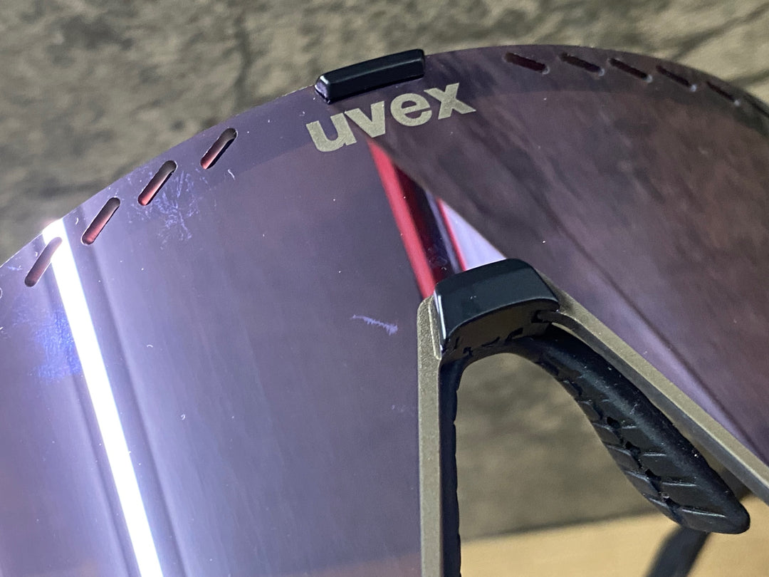 JS878 ウベックス UVEX Cat.3 サングラス アイウェア マットブラック ミラーレンズ