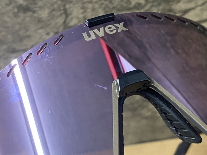 JS878 ウベックス UVEX Cat.3 サングラス アイウェア マットブラック ミラーレンズ