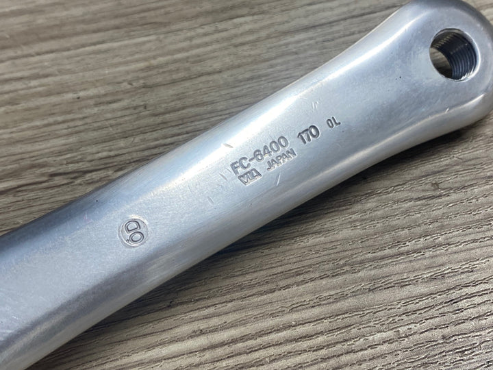 KJ624 シマノ SHIMANO 600 FC-6400 クランクセット 52/42 170mm スクエア
