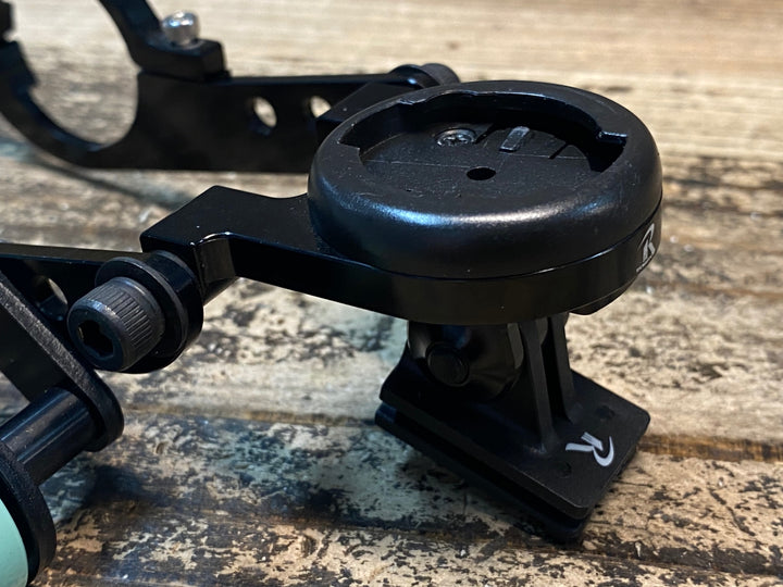 JH538 レックマウント Rec-Mounts 両持ちサイコンマウント Φ31.8 ガーミン キャットアイライトマウント ベル付き