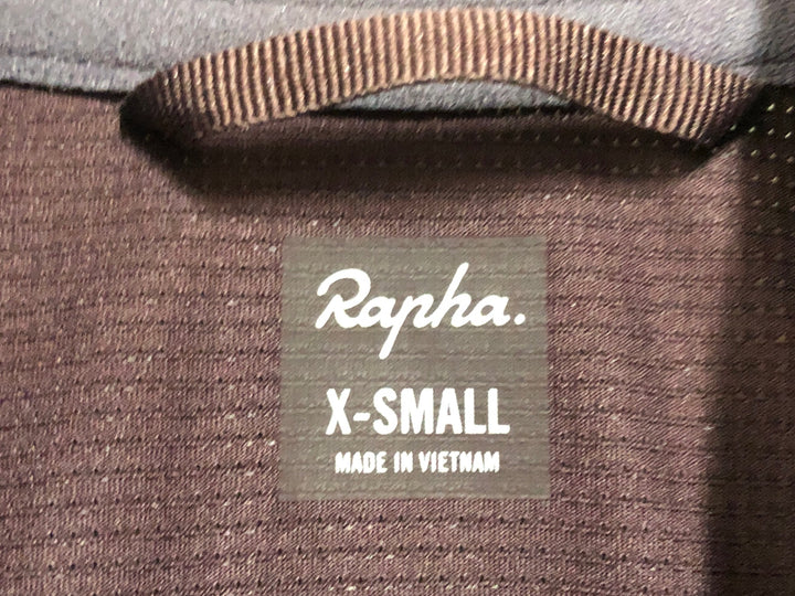 KM119 ラファ Rapha WOMEN'S CLASSIC FLYWEIGHT JERSEY LINE FADE 半袖 サイクルジャージ 赤 ※右袖ほつれ