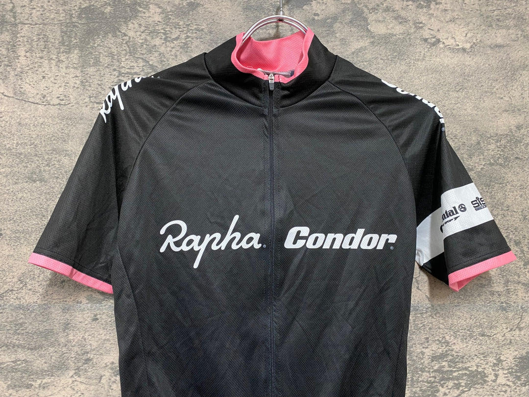 KD527 ラファ Rapha Condor 半袖 サイクルジャージ 黒 XS