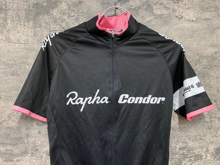 KD527 ラファ Rapha Condor 半袖 サイクルジャージ 黒 XS