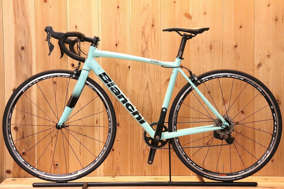 【フロントシングル仕様】 ビアンキ BIANCHI ヴィアニローネ VIA NIRONE 7 2021年モデル 53サイズ シマノ 105 R7000 MIX 11S アルミ ロードバイク 【芦屋店】