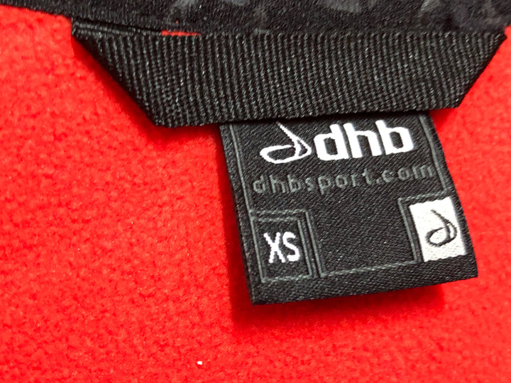 JE128 DHB サイクルベスト ジレ 裏起毛 赤 XS