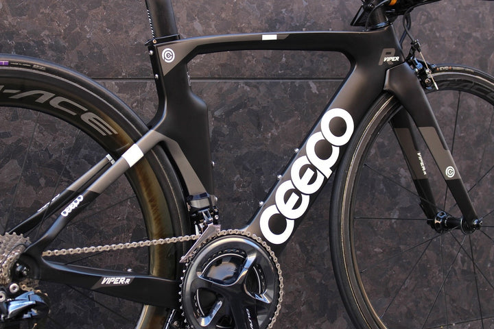 シーポ CEEPO ヴァイパー VIPER-R 2017モデル Sサイズ シマノ デュラエース R9150 Di2 WH-R9100 TU カーボン トライアスロンバイク 【福岡店】