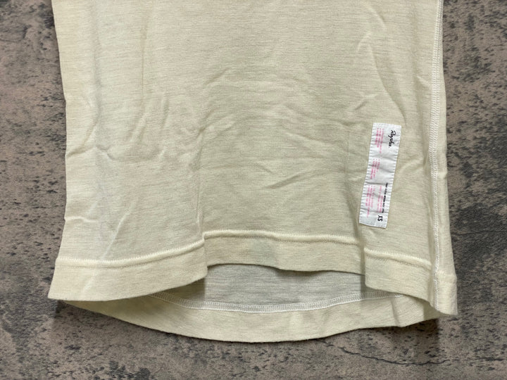 KI012 ラファ Rapha SHORT SLEEVE MERINO BASE LAYER 半袖 ベースレイヤー ベージュ XS
