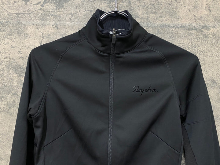 KC429  ラファ Rapha WOMEN'S CORE WINTER JACKET 長袖 サイクルジャケット 黒 XS 裏起毛