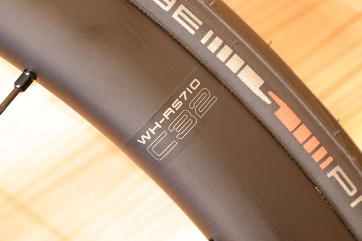 状態良好 シマノ SHIMANO WH-RS710-C32-TL DISC シマノ 11S/12S 21C カーボン チューブレス ディスク ロードバイク ホイールセット 【広島店】
