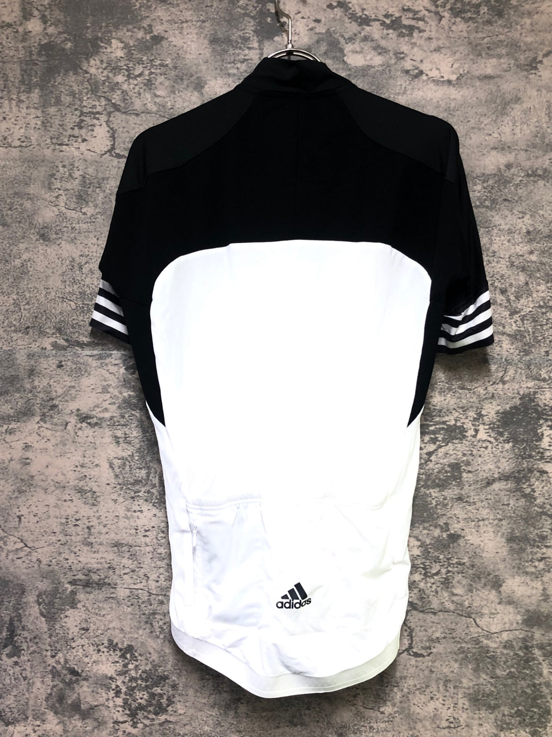 KL252 アディダス adidas 半袖 サイクルジャージ 黒 色 O ※汚れ