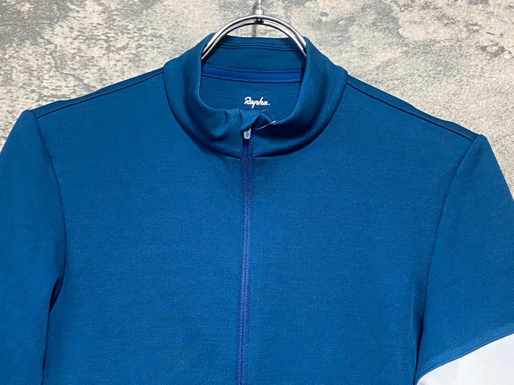 KJ437 ラファ Rapha MEN'S CLASSIC JERSEY 半袖 サイクルジャージ ターコイズブルー S