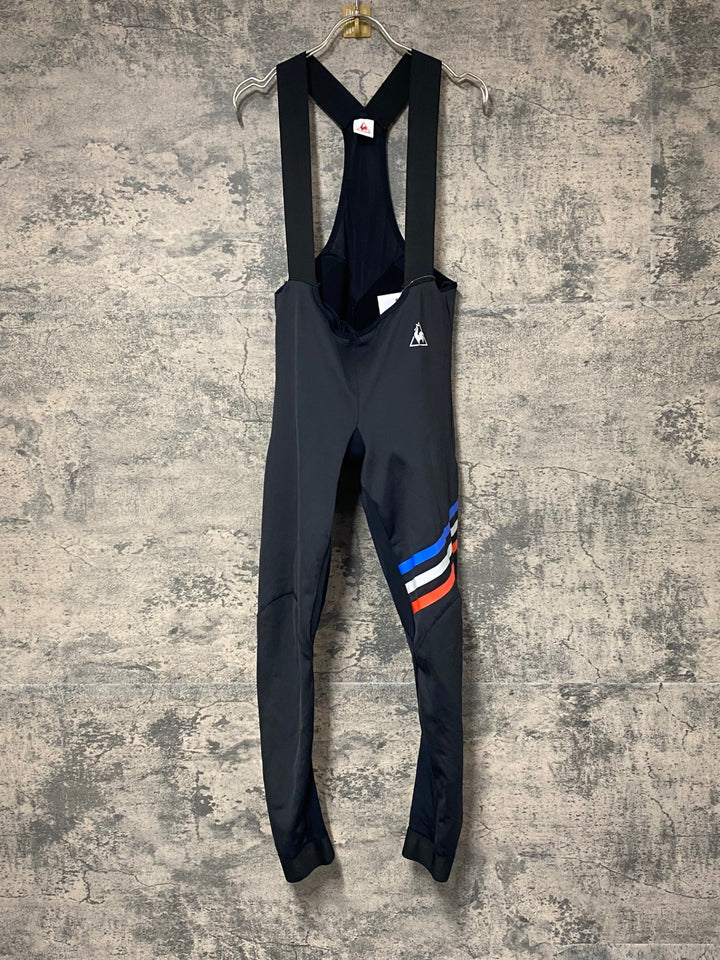 KH046 ルコックスポルティフ le coq sportif 裏起毛 ビブタイツ 黒 M