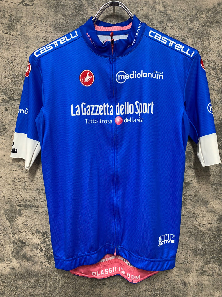 CASTELLI サイクルウェア S JV455 カステリ CASTELLI 半袖 サイクルジャージ 青 S Giro d'Italia