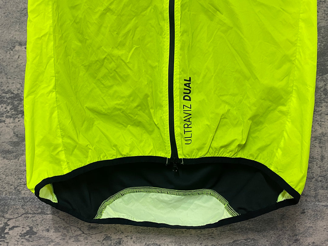 JI109 シーガー Sigr ジレ サイクルベスト ネオンイエロー 黒 XXL