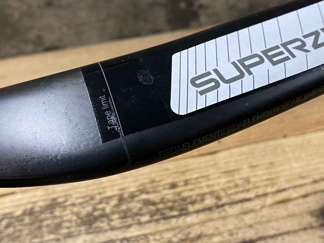 KL750 デダ DEDA SUPERZERO DCR CARBON カーボン ドロップハンドル エンド部 外-外 440mm Φ31.8