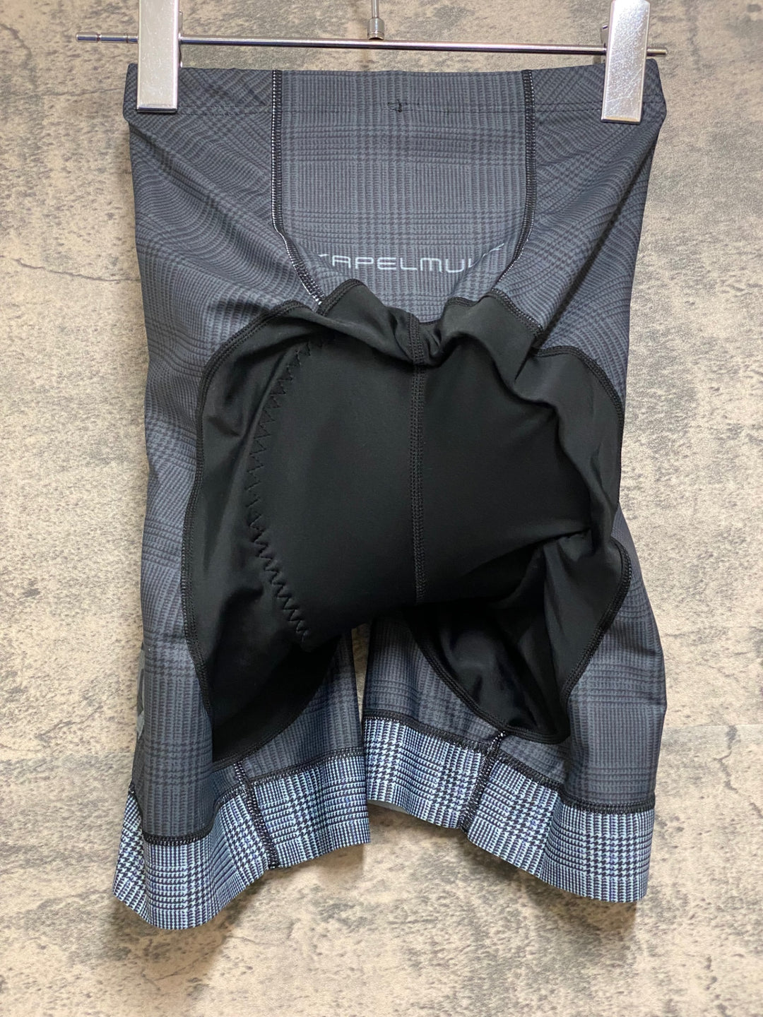 JO528 カペルミュール KAPELMUUR レーサーパンツ グレー チェック レディース S 未使用