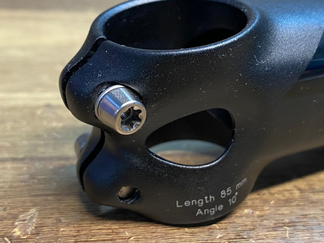 JP317 3T MTB STEM TEAM STEALTH アルミ ステム 黒 85mm Φ31.8 OS 10°