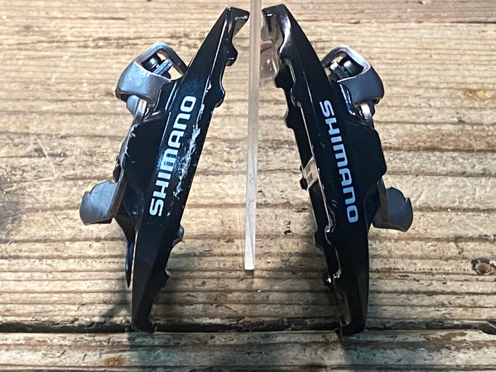 JO090 シマノ SHIMANO PD-A530 ビンディングペダル 片面フラット 黒 SPD