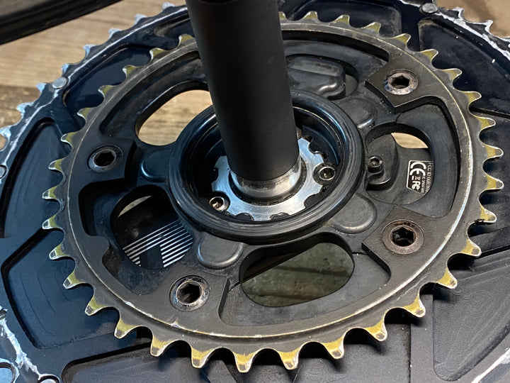 JG552 スラム SRAM RED 22 クランクセット QUARQ パワーメーター付き 170mm 52/36T 11S GXP STRONGLIGHTチェーンリング ※接続未確認のためジャンク