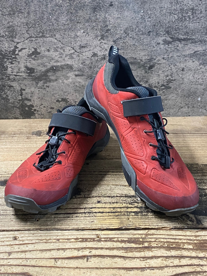 KF260 シマノ SHIMANO MTS SH-MT500-S R ビンディングシューズ 2穴 赤 EU44