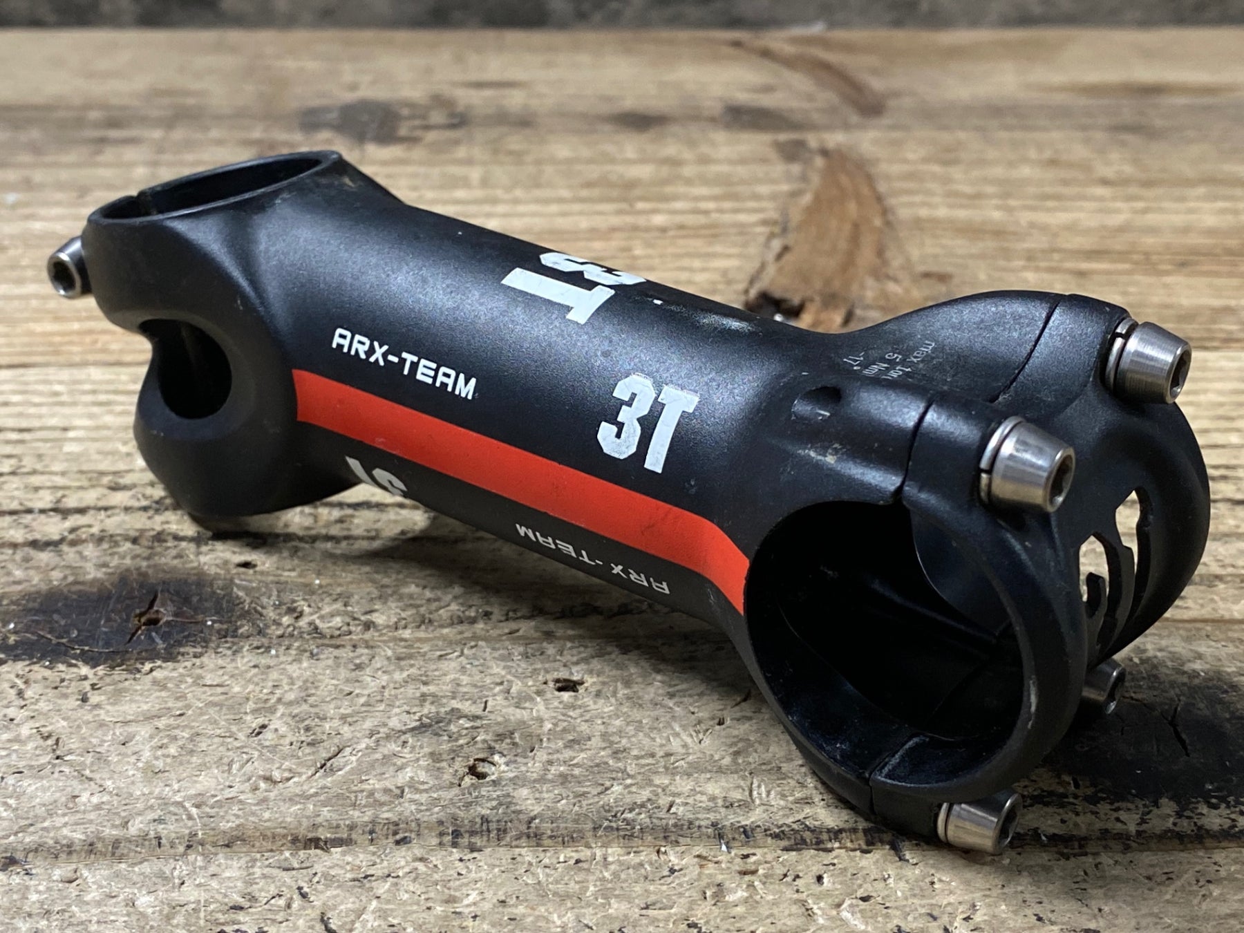 JQ552 3T ARX TEAM アルミステム 黒 Φ31.8 OS 100mm -17° – BICI AMORE