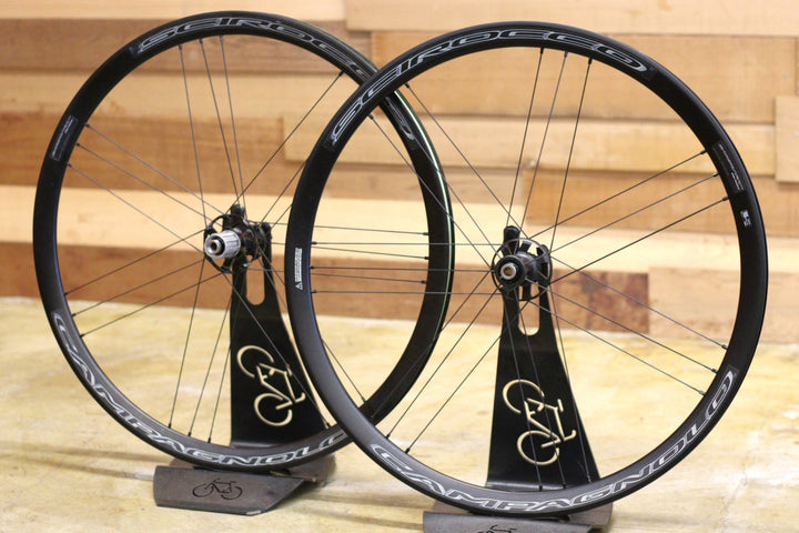カンパニョーロ CAMPAGNOLO シロッコ SCIROCCO DB アルミ チューブレスレディ ホイールセット シマノ 12/11S 【立川店】