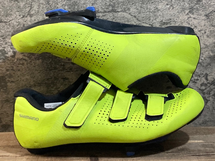 KD072 シマノ SHIMANO RC1 SH-RC100M ビンディングシューズ 3穴 EU44 黄色