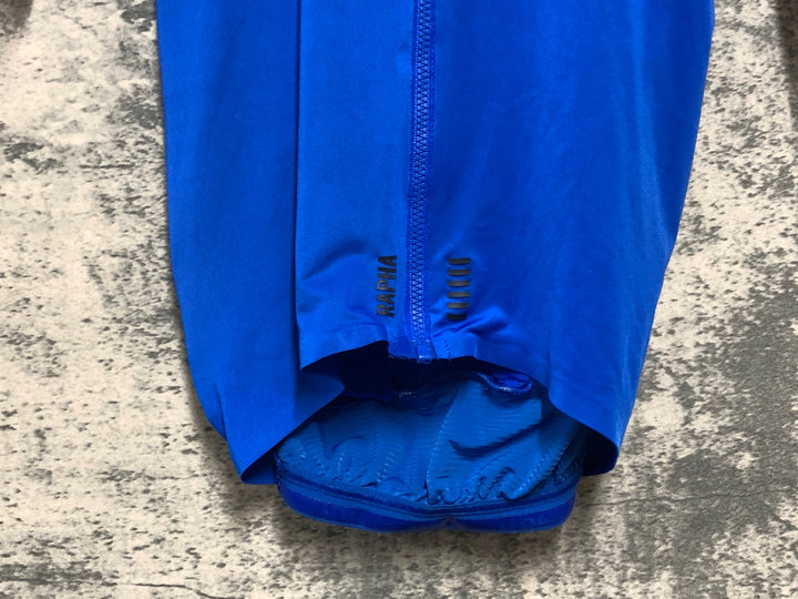 KE084 ラファ Rapha PRO TEAM AERO JERSEY 半袖 サイクルジャージ 青 XS