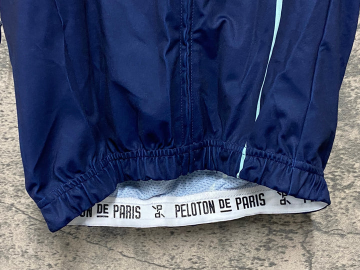 JW762 プロトンドパリ PELOTON DE PARIS Domestique Tron SS Jersey 半袖 サイクルジャージ 紺 S