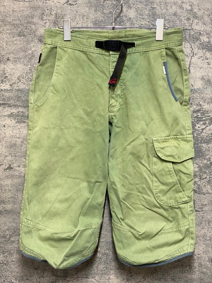 JQ522 グラミチ Gramicci ハーフパンツ 黄緑 S gunung