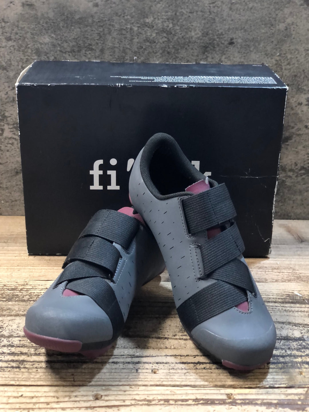 JX857 フィジーク fizik TERRA POWERSTRAP X4 ビンディングシューズ SPD グレー EU40 ※未使用