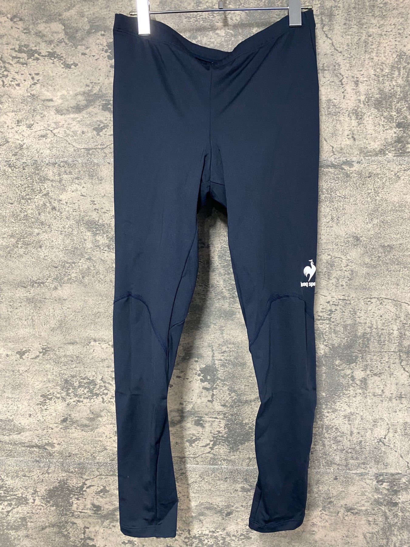 ㉙コルクソール様オーダー JG703 ルコックスポルティフ le coq sportif レーサータイツ 濃紺 O 裏