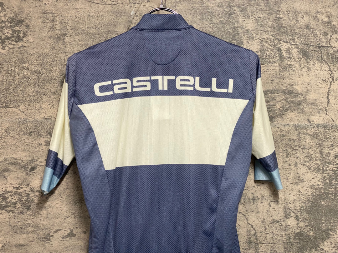 JV206 カステリ CASTELLI 半袖 サイクルジャージ 白 S