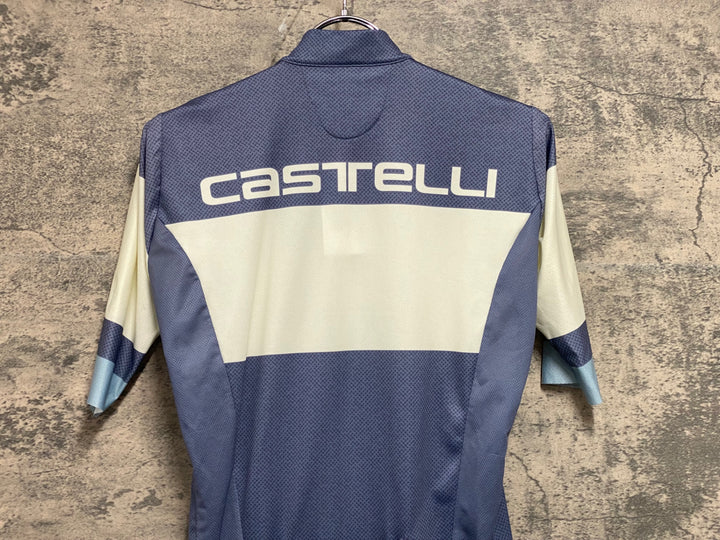 JV206 カステリ CASTELLI 半袖 サイクルジャージ 白 S