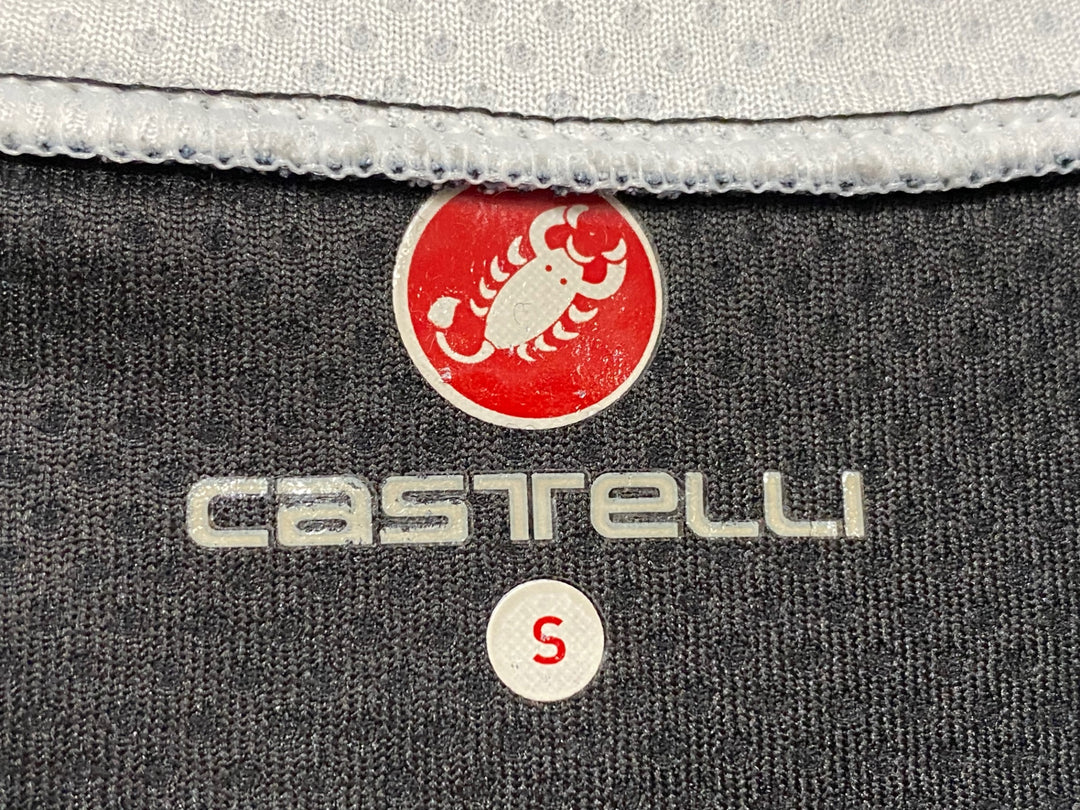 JV190 カステリ CASTELLI 半袖 サイクルジャージ 黒 S
