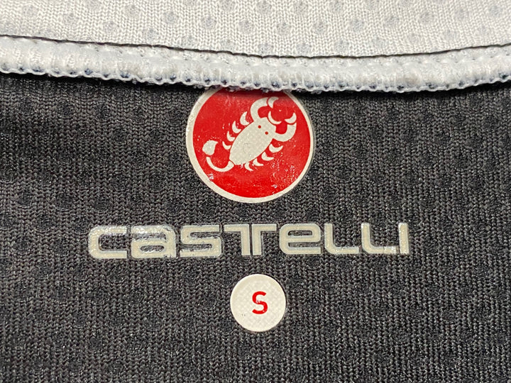 JV190 カステリ CASTELLI 半袖 サイクルジャージ 黒 S